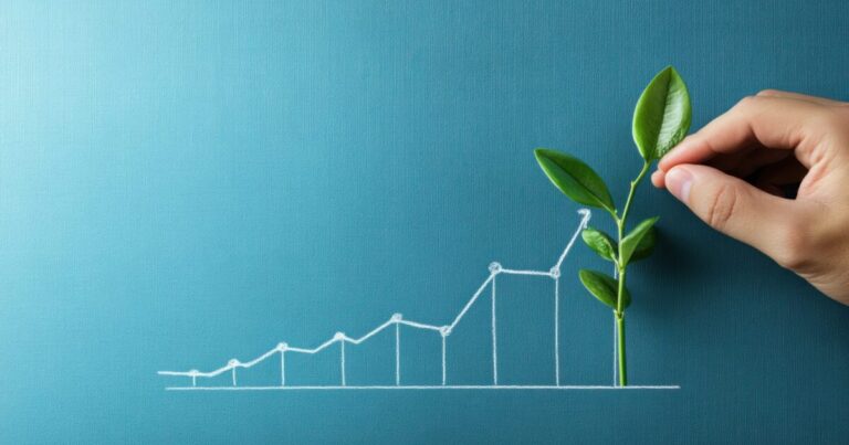 Sustainable Business Practices To Sustain Revenue and Save Cost in 2023 11 growth concept with plant upward graph illustration scaled e1788944424278