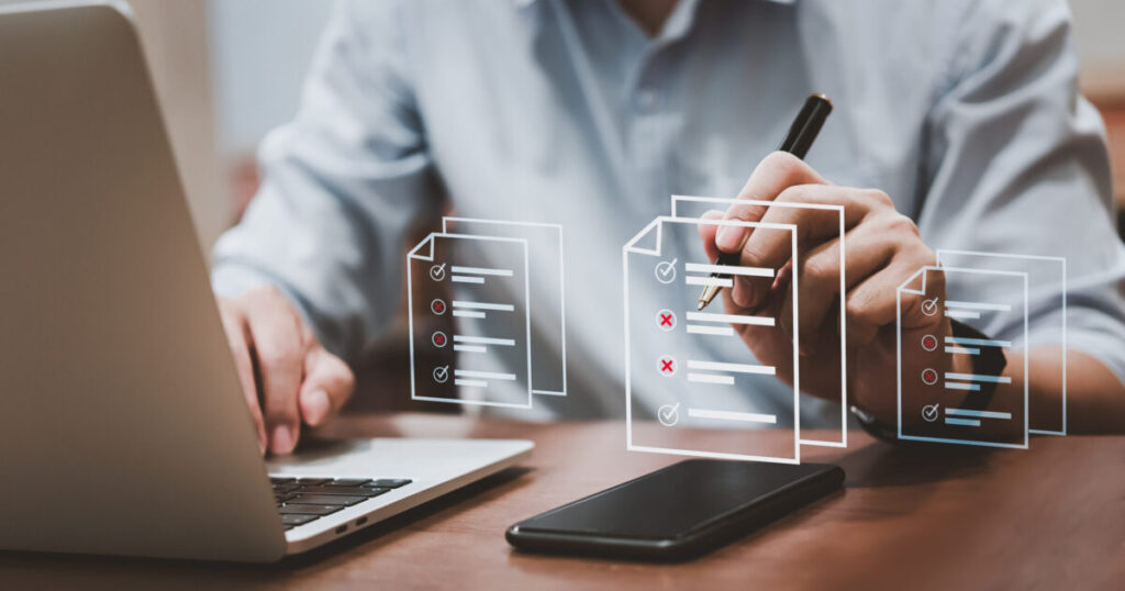 online surveys answering questions forms with checkbox icon digital window providing insightful work satisfaction informationconcept market research customer feedback data collection scaled e1788940764218